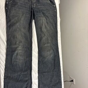 Women's 1969 GAP jeans Classic Gray Pinstripe Jeans